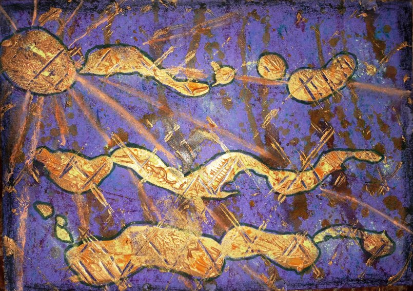 Abstract painting: The Hidden Transmission